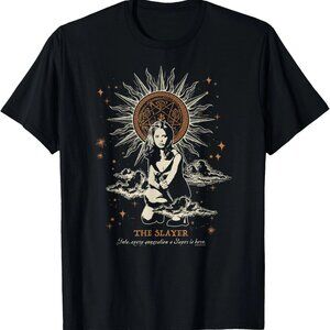 Buffy the Vampire Slayer Retro Tarot The Slayer TV Show T-Shirt 173